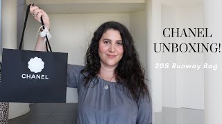 CHANEL 20S RUNWAY PEARL CRUSH MINI SQUARE UNBOXING  MODSHOTS [upl. by Nive]