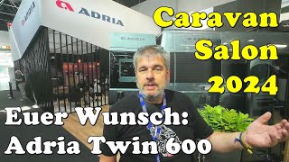 Zweimal Besonders Adria Twin Edition 600 SPB und Twin Sports 640 SGX  Caravan Salon 2024 [upl. by Okramed986]