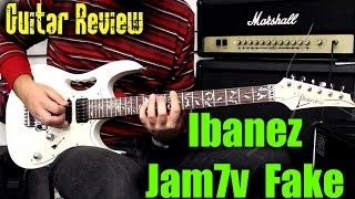 Ibanez Jem7V Fake  Guitar Rewiew [upl. by Mashe711]