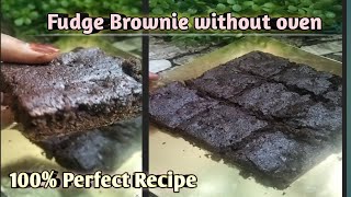 Chocolate Brownie Recipe How To Make Chocolate Without Oven Brownie kaise banaye YZ Bak [upl. by Ellehsyt]