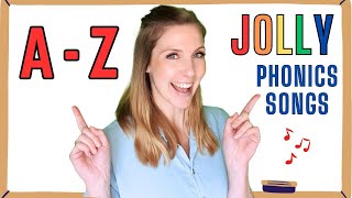 A  Z Phonics Letter Sound Songs  Alphabet Letter Sound Songs  Jolly Phonics Song With Lyrics [upl. by Chrisoula]