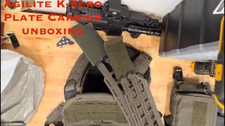 Agilite KZero Plate carrier Unboxing and initial setup in Ranger Green My new favorite PC [upl. by Artekal]