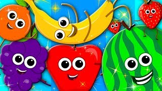 learn colors  fruits song  nursery rhymes  learning colors  preschool kids tv [upl. by Frederica]