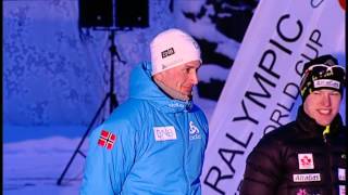 Biathlon Long Distance  Prize Giving Ceremonies  Sollefteå 2013 IPC Nordic Skiing World C [upl. by Marni]