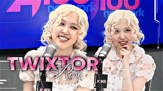 TWIXTOR CLIPS 4K ROSÉ INTERVIEW Z100 NEW YORK [upl. by Atinhoj116]