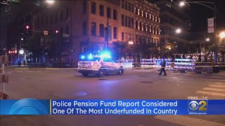 Report Says Chicago Police Pension Fund Is One Of Most Underfunded In Country [upl. by Eitsrik]