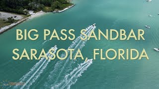 Big Pass Sandbar in Sarasota FL 4K [upl. by Hartnett]