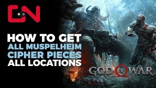 God of War Muspelheim Cipher Piece Locations  Trilingual Trophy part 1 [upl. by Enida]