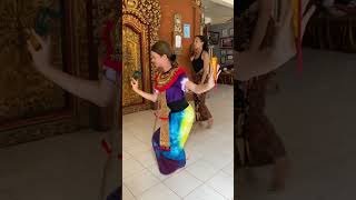 Learning Balinese Dance called “Condong” [upl. by Magdalene957]