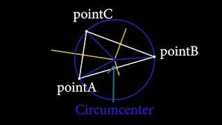 How to find the circumcenter of a triangle [upl. by Meris]