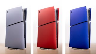 Unboxing All PS5 Slim Console Cover Colors [upl. by Acirtap512]