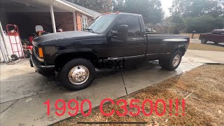 1990 Chevy C3500 First Look [upl. by Lexy770]