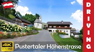 Driving in Austria 30 Pustertaler Hohenstrasse  East Tyrol  4K 60fps [upl. by Shawn]