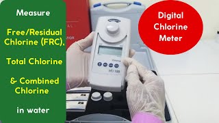 Measurement of Free Residual Total and Combined Chlorine in Water MD 100 Photometer of Lovibond [upl. by Florida653]