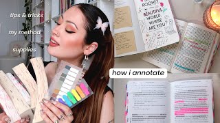 how i annotate my books 📖 my full annotating process [upl. by Bay]