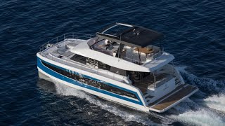 Fountaine Pajot MY 6 Power Catamaran 2023  The 480 HP Power Catamaran From Fountaine Pajot [upl. by Donovan]