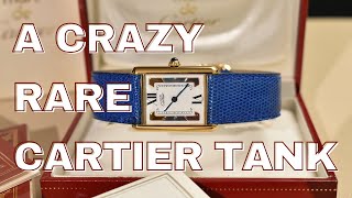 What A Rare UNWORN Vintage Must De Cartier Tank Looks Like  Wristwatchcheck [upl. by Ielhsa]