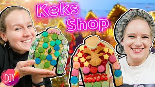 KEKSE DEKORIEREN AUF DEM WEIHNACHTSMARKT Süßer neuer Shop mit DIY Workshop [upl. by Atsirc]