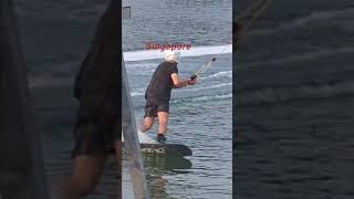 wake board wake park in singapore East coast park ECP   pearl vlogs 🌺🥰 [upl. by Yvonne]