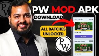 pw mod apk jee neet all other courses free  all course unlocked [upl. by Nij]