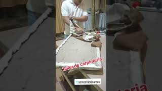 estamos fabricando camas y espaldar tapizados butacas y muebles tapizados carpinteriaengeneral [upl. by Ymeon]