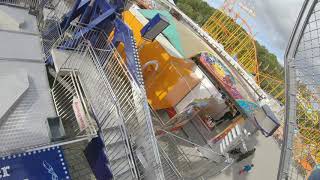 Kirmes Fahrgeschäft The King Volksfest Ingolstadt 2019 Onride [upl. by Ahrendt]