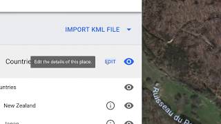 Editing KMLKMZ Files on the new Google Earth [upl. by Kinch]