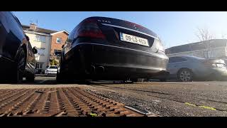 Mercedes e320cdi cdi V6 straight pipe cold start [upl. by Johnette]