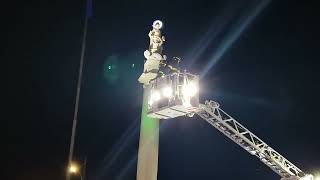 Festa di SAgata 2024 Catania Omaggio a Piazza dei Martiri sulla Stele di SAgata [upl. by Guy]