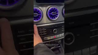 Installazione Bocchette Illuminate 12 Colori su Mercedes Benz CLA C117 Codifiche e Retrofit Sicilia [upl. by Waylin566]