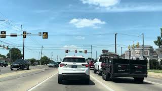 Oklahoma Tulsa from 131st Street South to 36th Street NorthPort Road via Sheridan Road [upl. by Atibat]