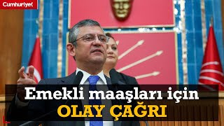 Özgür Özelden emekli maaşları için olay çağrı [upl. by Hareemas461]