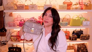 LV POCHETTE METIS EAST WEST GREY BAG  Naomi Peris [upl. by Adekan]