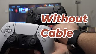 How to pair PS5 controller without cable [upl. by Ilatfen]