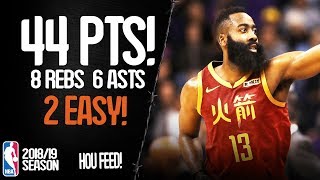 James Harden 44 Points vs Phoenix Suns  Full Highlights 04022019 [upl. by Hubing]