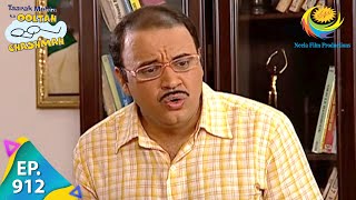 Taarak Mehta Ka Ooltah Chashmah  Episode 912  Full Episode [upl. by Anelrats]