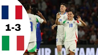 Frankreich VS Italien 13 Highlights  UEFA Nations League 20242025 [upl. by Orteip]