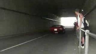 Detomaso Pantera great sound in tunnel [upl. by Rick]