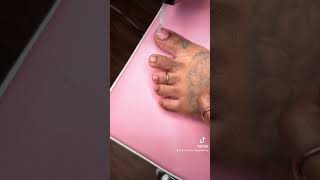 a quick polygel toes tutorial for you would you try  shorts polygeltoes polygel [upl. by Agueda612]