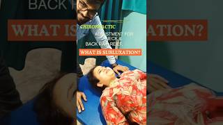 Chiropractic Adjustment for Neck amp Back Pain Reiefchiropracticworks health chiro [upl. by Eat]