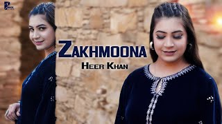 Heer Khan Pashto New Tappy Song 2024  Zakhmoona Tappy  Heer Official Music Video  Pashto Studio [upl. by Asoral]