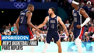 Mens Basketball Gold Medal Match 🏀  Full Replay  Paris Replays [upl. by Helli]