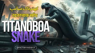 What If the Titanoboa Snake Didnt Go Extinct 🐍 اگر ٹائٹانو بوآ سانپ ختم نہ ہوتا تو؟ [upl. by Gaal436]