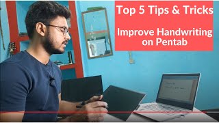 how to improve handwriting on pen tablet  Top 5 Tips and tricks [upl. by Marilee]