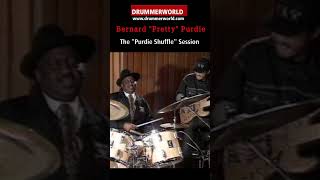 Bernard quotPrettyquot Purdie The Purdie Shuffle Session  bernardpurdie drummerworld purdieshuffle [upl. by Sanjay]