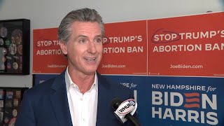 Full oneonone interview with California Gov Gavin Newsom as he visits New Hampshire [upl. by Alice]