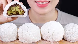 Dubai Chocolate Chapssaltteok • Sweet Rice Cake Korean Dessert • Cooking Mukbang ASMR [upl. by Adamsun]