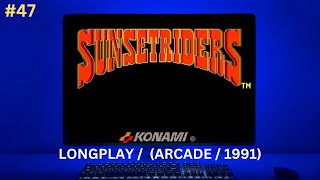 Sunset Riders 1991 Arcade  Longplay 047 [upl. by Eneryc]