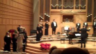 Personent Hodie  Wichita State University Christmas Candlelight Concert 12511 [upl. by Aicila751]