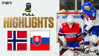 Norway vs Slovakia FULL HIGHLIGHTS  2024 World Junior Championship [upl. by Barnie369]